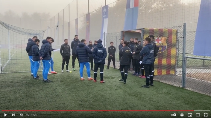 Barça Academy Camp France • Lyon 2021 - Coaches morning briefing