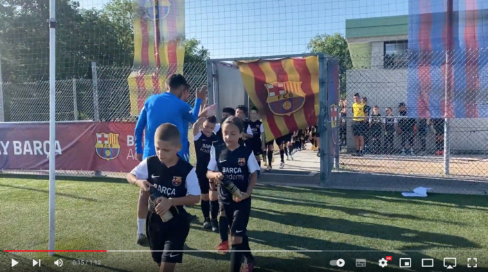 Barça Academy Camp France • Lyon 2022 - Entrance Training