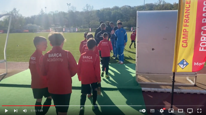 Barça Academy Camp France • Mulhouse 2022 - Training Entrance